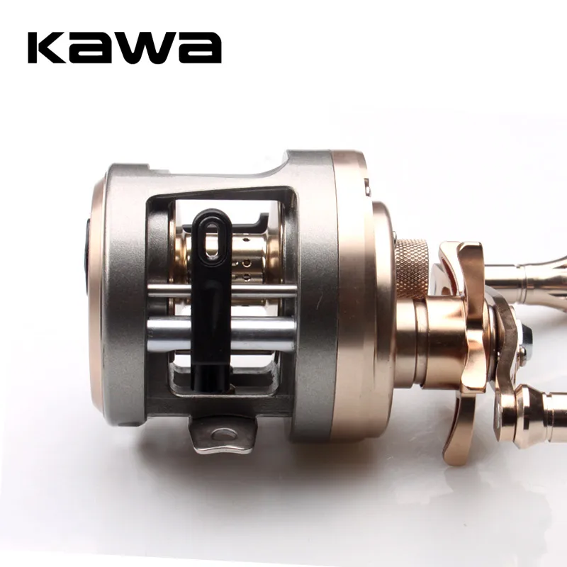 Carretel de Pesca Roda de Tambor Carretel da Carcaça de Isca Rolamento da Liga de Alumínio Carretel de Pesca de Mar 9 + 1 Kawa Elenco Arraste 7 kg de Mar Frete Grátis 2020 Max 6 Cheap Carretilhas de pesca