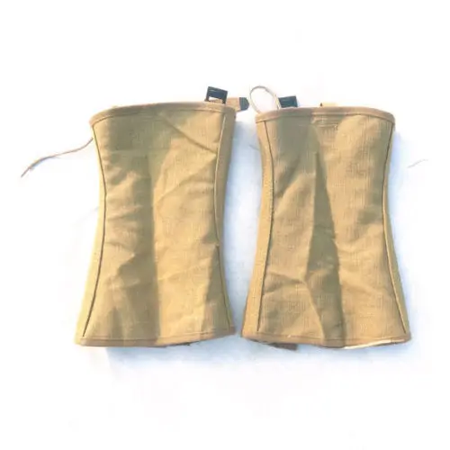 MILITARY WWII US ARMY USMC WRAPPINGS LEGGINGS OR PUTTEE SOLDIER CANVAS