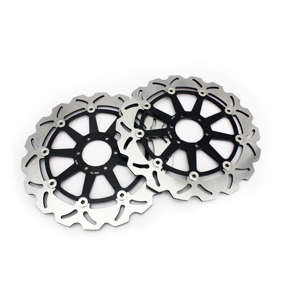 

BIKINGBOY Front Brake Disks Discs Rotors For Aprilia RSV 1000 98-00 RSV 1000 Mille Version 01-03 RSV 1000 R FACTORY 03-07