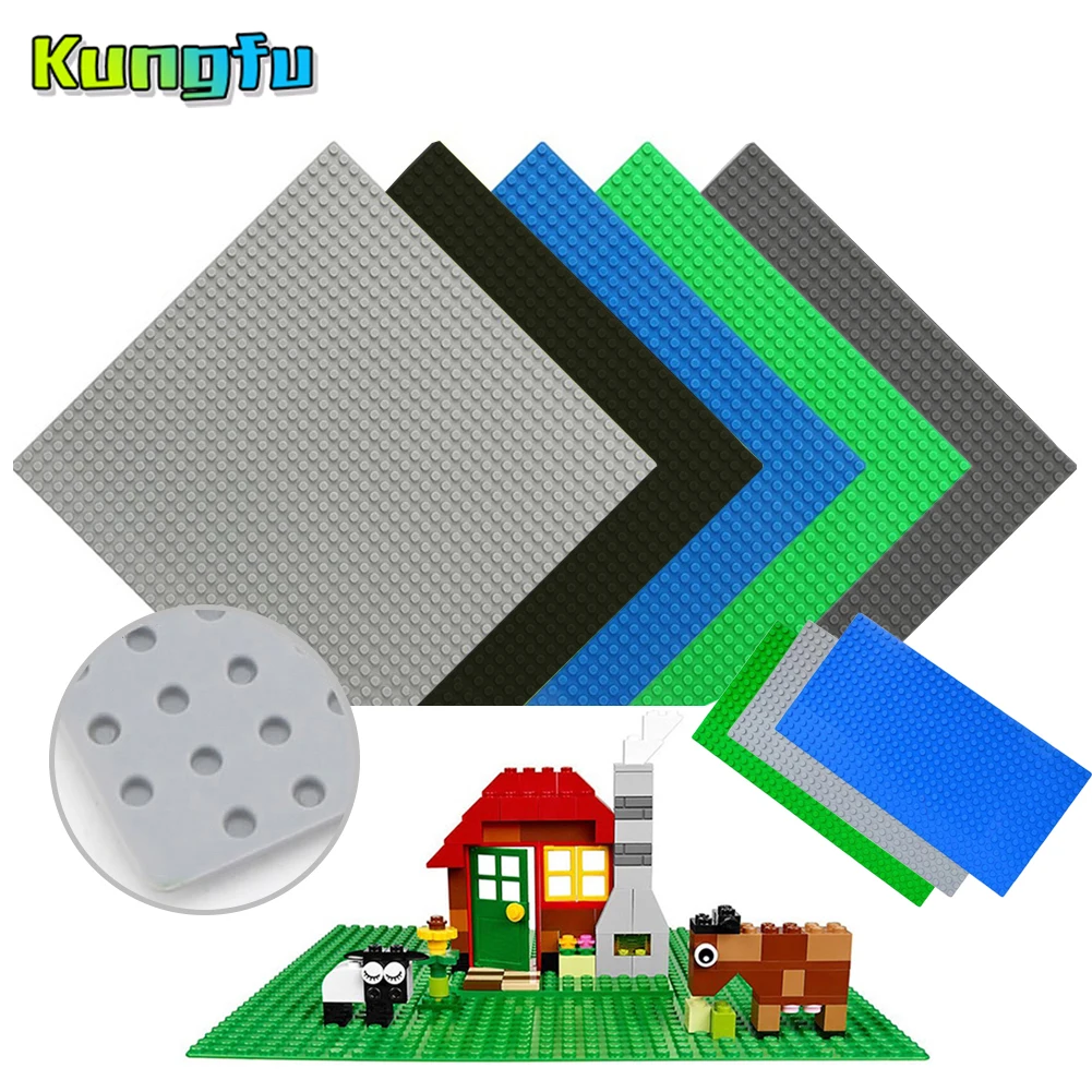 LegoING Base Plate Building Blocks bricks Figures 32*32 16*16 dots 6 Colors Education Toy Compatible With Legoes Small particles LegoING Base Plate Building Blocks bricks Figures 32*32 16*16 dots 6 Colors Education Toy Compatible With Legoes Small particles