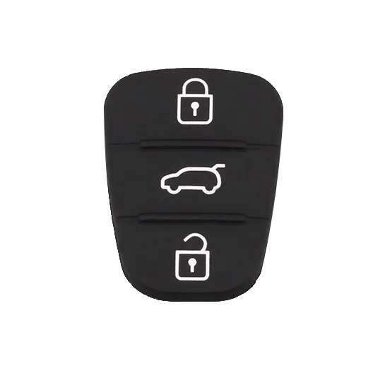 GORBIN 2 шт./лот 3 кнопки дистанционного брелока чехол резиновая накладка для hyundai I10 I20 I30 IX35 для Kia K2 K5 Rio Sportage Флип-ключ - Количество кнопок: NO Hold
