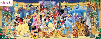 

5D DIY Diamond Painting "Cartoon Princess Family character", Embroidery Decoration Cross stitch rhinestones moaic Christmas,Gift