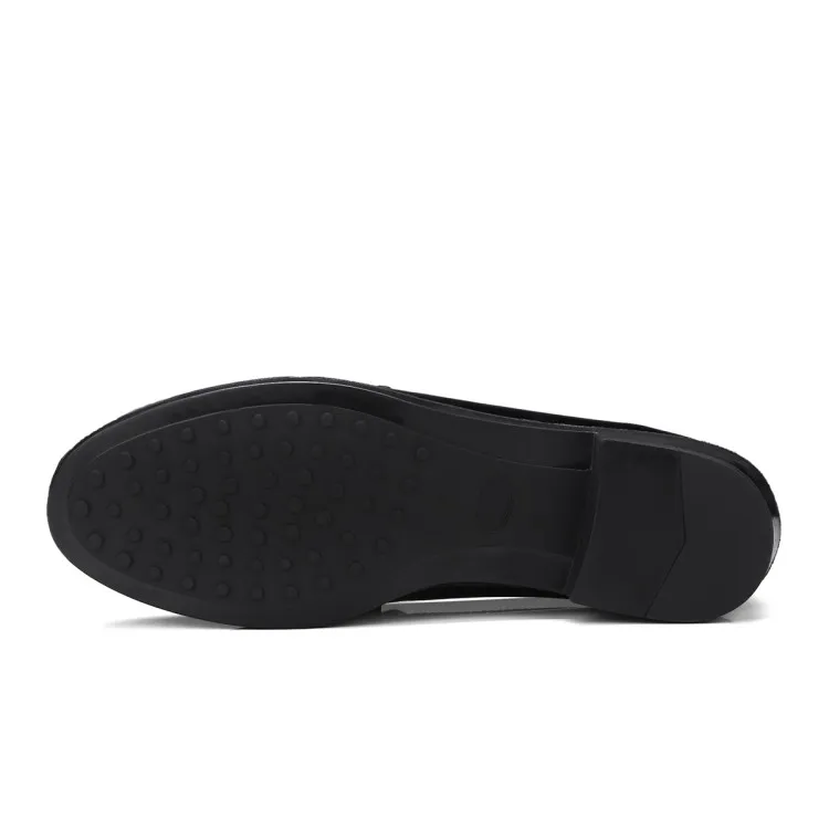 Женские туфли оксфорды из натуральной кожи на плоской подошве без застежки