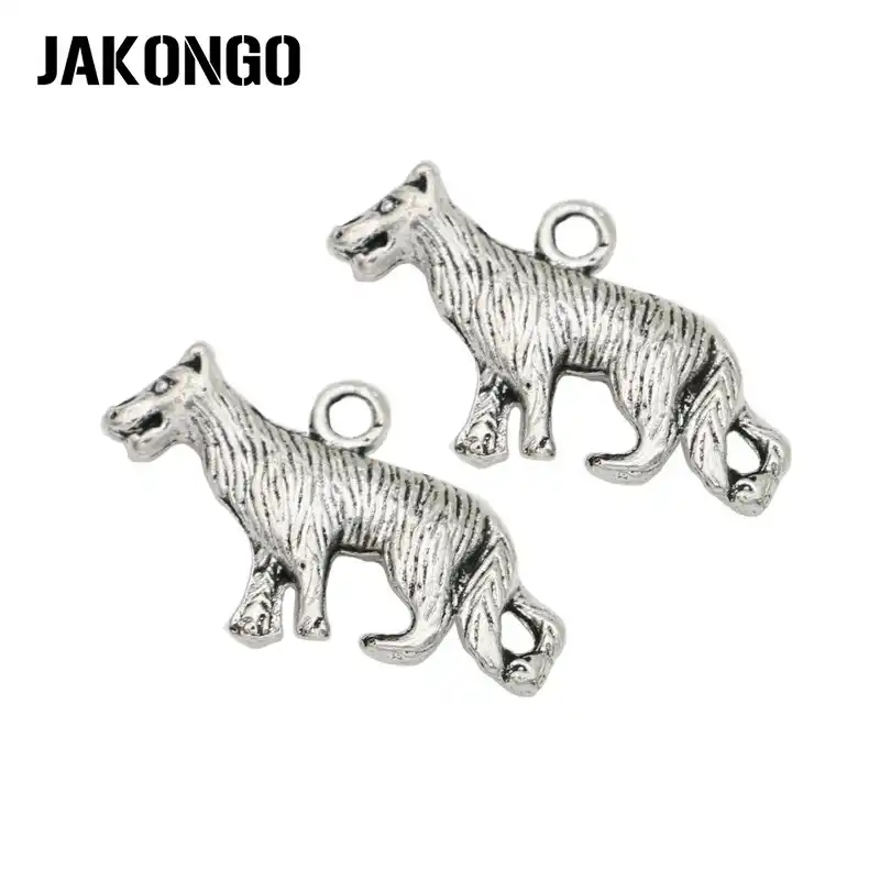 JAKONGO антикварные посеребренные Подвески с леопардовым рисунком для изготовления