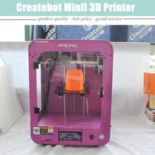2016 New Design FDM Small 3D Printer Machine In Purple High Quality Precision