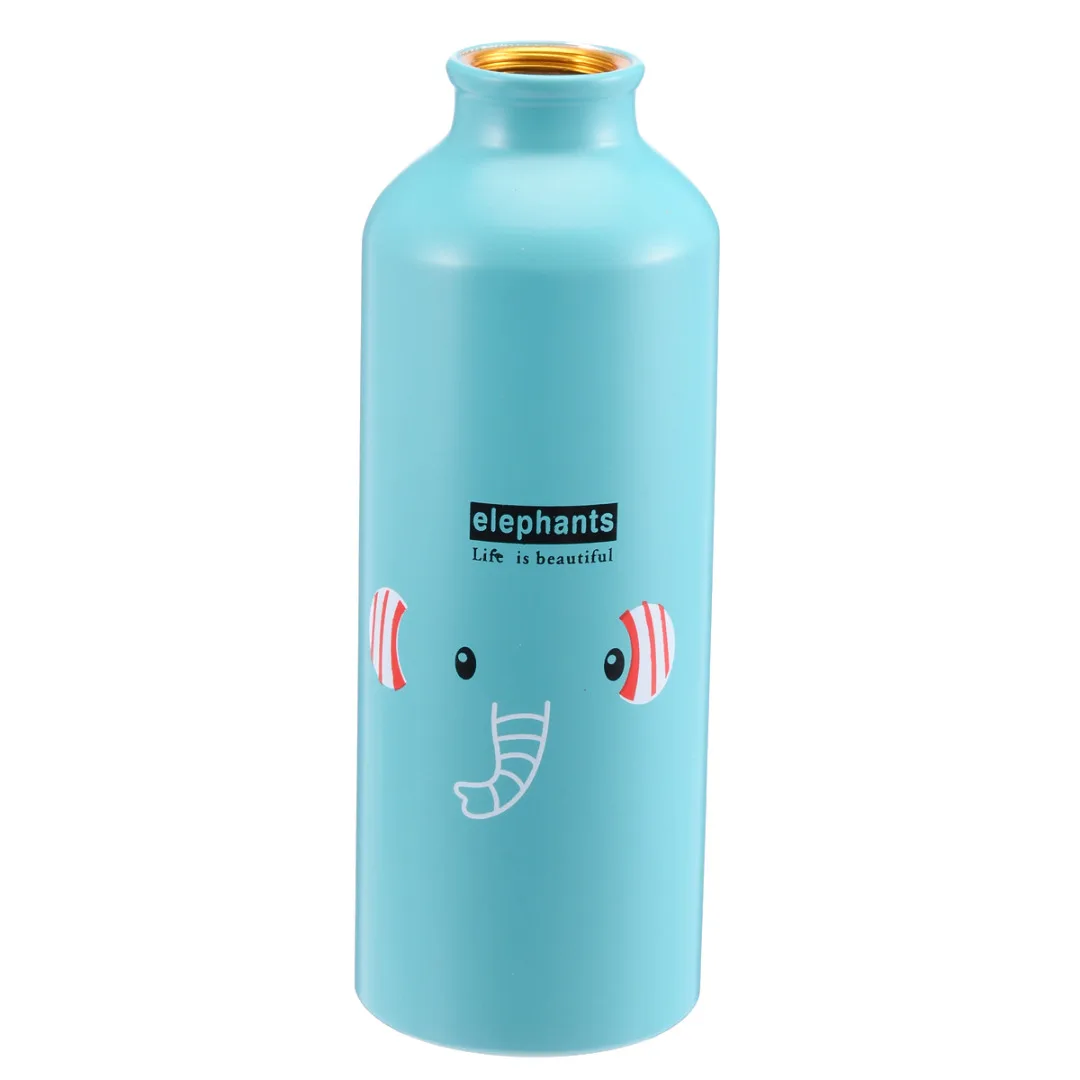 Portable Outdoor Sports 500ML Bicycle Water Bottle Cycling Bicycle Camping Cartoon Aluminum Alloy Water Bottle High Quality