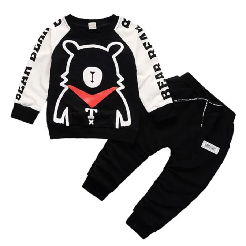 2pc Baby clothes Toddler kids baby boys pullover top /&pants outfits tracksuit