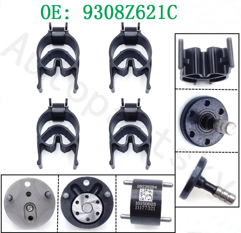 

[Set Of 4PCS ] 28239294 28440421 9308-621C 9308Z621C Fuel Injector Common Rail Control Valves Diesel Nozzle for Delphi for Ford