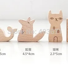 Новые милые животные и дом стиль деревянная доска для заметок/держатель карты/зажим для заметок/розница