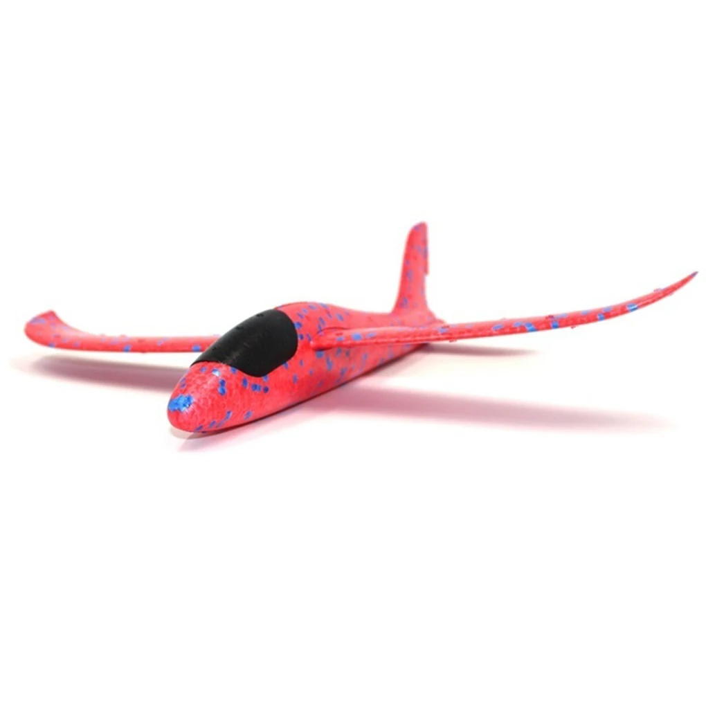 

1PC Children Hand Throw Epp Foam Glider Doble Hole Empennage Kids Soaring Circling Model Airplane Toy 48cm