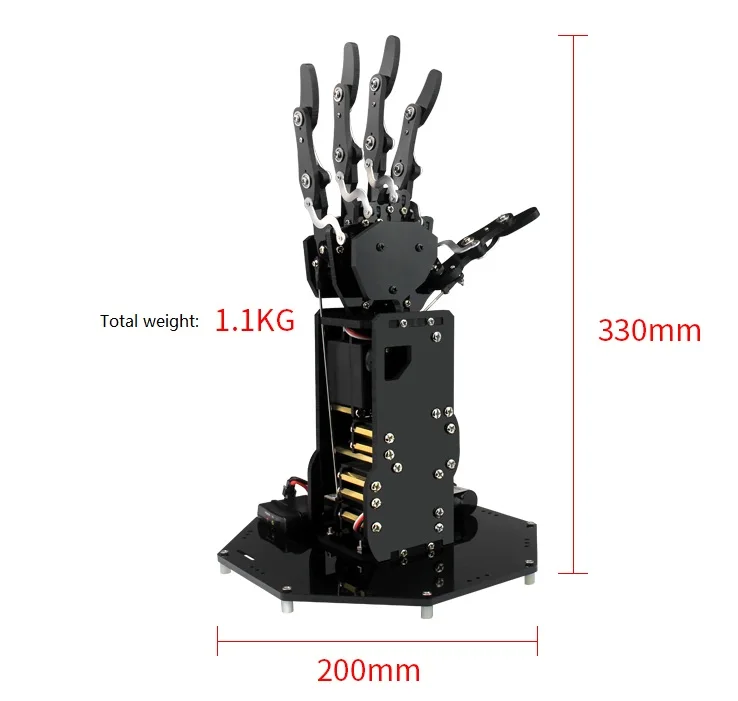 Uhand Bionic рука робота механическая рука с 6ch Управление Системы
