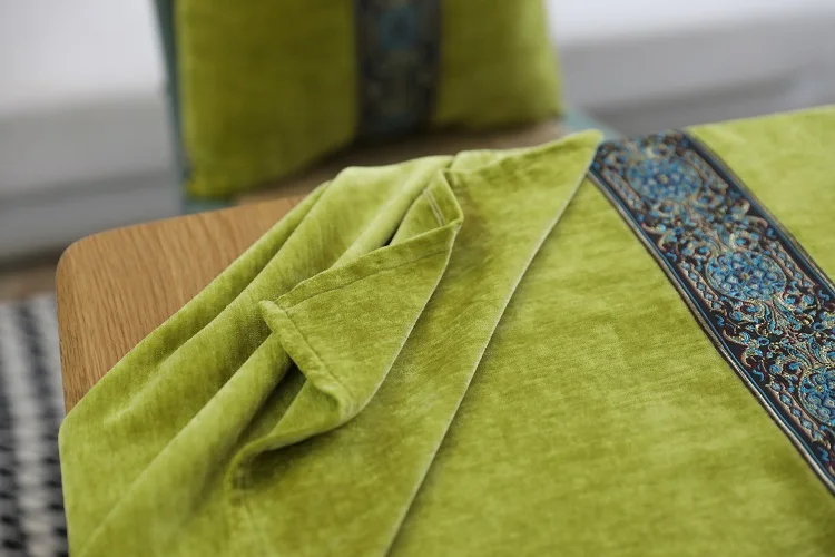 WLIARLEO, новая плюшевая зеленая скатерть, однотонная скатерть, роскошные бархатные скатерти, скатерти для стола, для банкета, вечерние, декор toalha de mesa