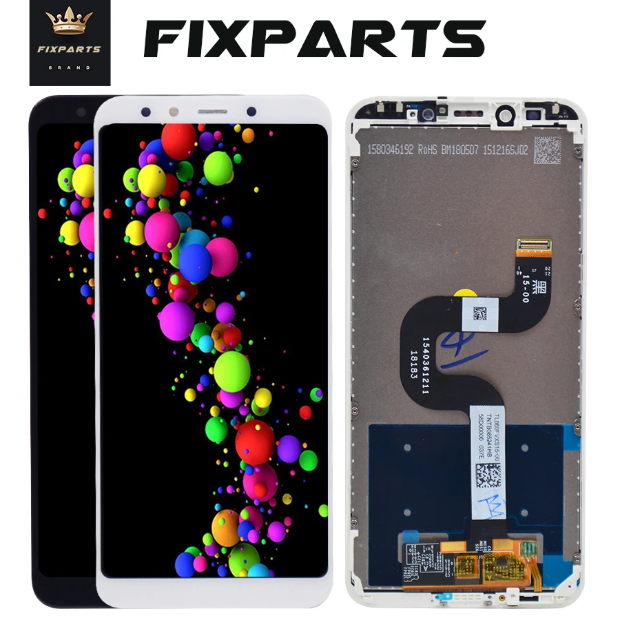 Black for Xiaomi Mi A2 LCD Display Touch Screen Digitizer 1080 x 2160 X2 6X Replacement 5.99&quot | Мобильные телефоны и
