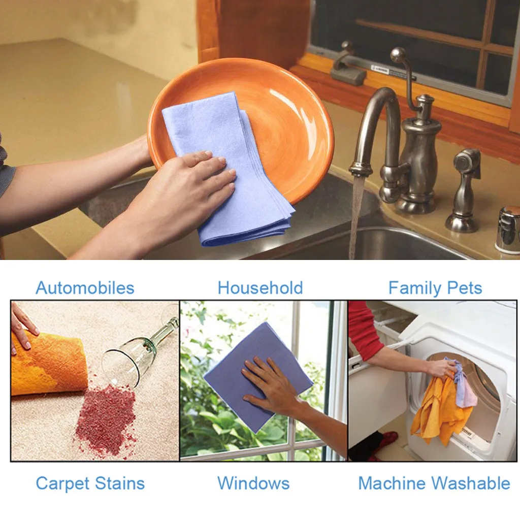 

HOT Car Cleaning Natural Multi-Purpose Cleaner Brilliaire Polisher +1PC Multi-Cleaning Rag Combination 6.471