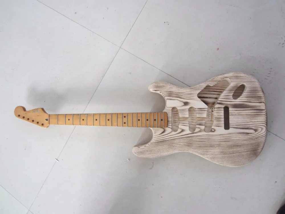 Free shipping ASH electric guitar body no painting