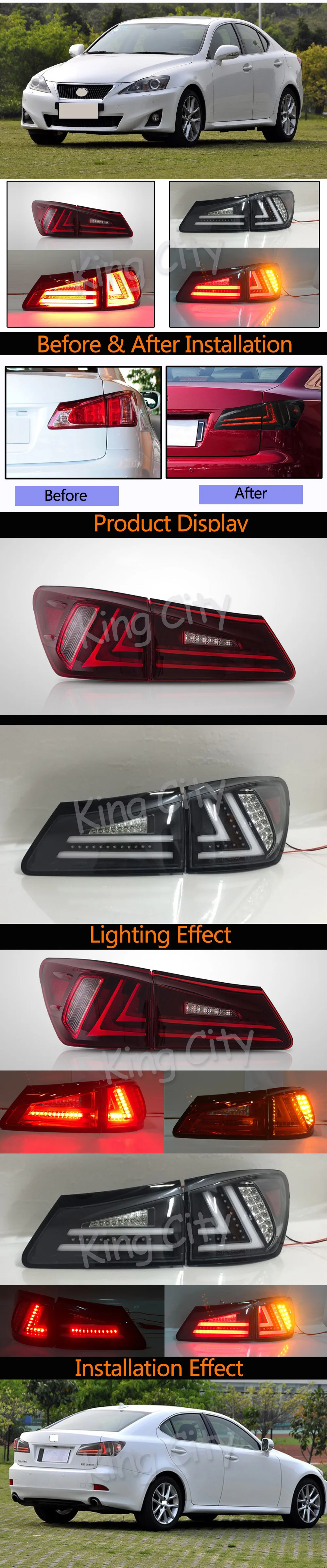 LED IS250 IS300 IS350  06-12you