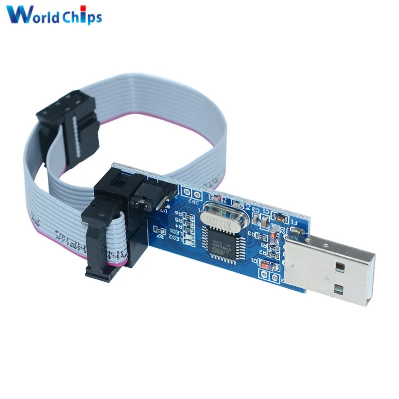 Минимальная системная плата AVR ATMEGA16 макетная ATmega32 + USB ISP USBasp программатор ATTiny 51