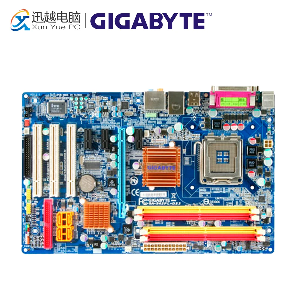 Gigabyte GA-945PL-DS3 Desktop Motherboard 945PL-DS3 945PL LGA 775 DDR2 Micro ATX Gigabyte GA-945PL-DS3 Desktop Motherboard 945PL-DS3 945PL LGA 775 DDR2 Micro ATX