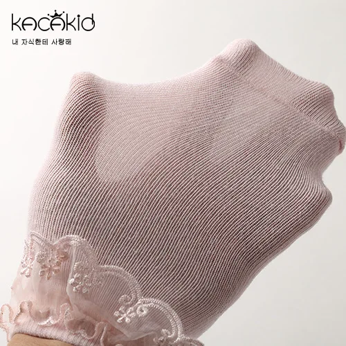 KACAKID/весенне-летние носки для маленьких девочек милые кружевные детские дышащие хлопковые носки для маленьких девочек носки для девочек Ka1119