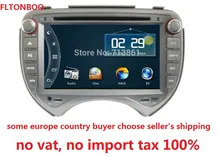 fit for Nissan March car dvd player radio ,GPS navigation,Bluetooth,RDS,raido,free map,wince 6.0,steering wheel,Russian,English