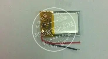 

SBH20 3.7V polymer lithium battery 381424 Bluetooth LED light micro camera 100mAh Rechargeable Li-ion Cell