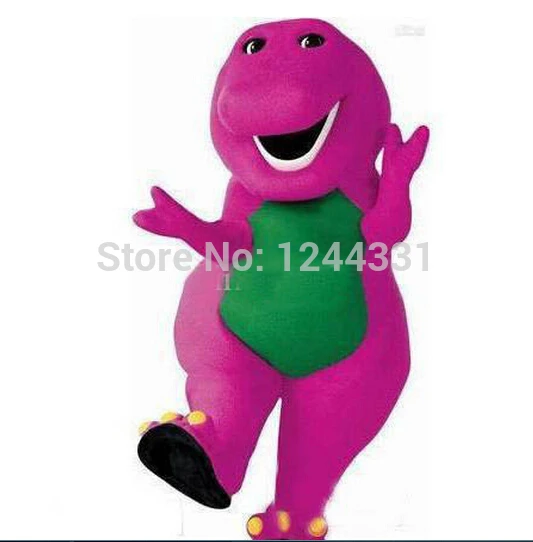 

Hot selling 2015 EMS free shipping barney Character costume/Cartoon Costumes/party mascot