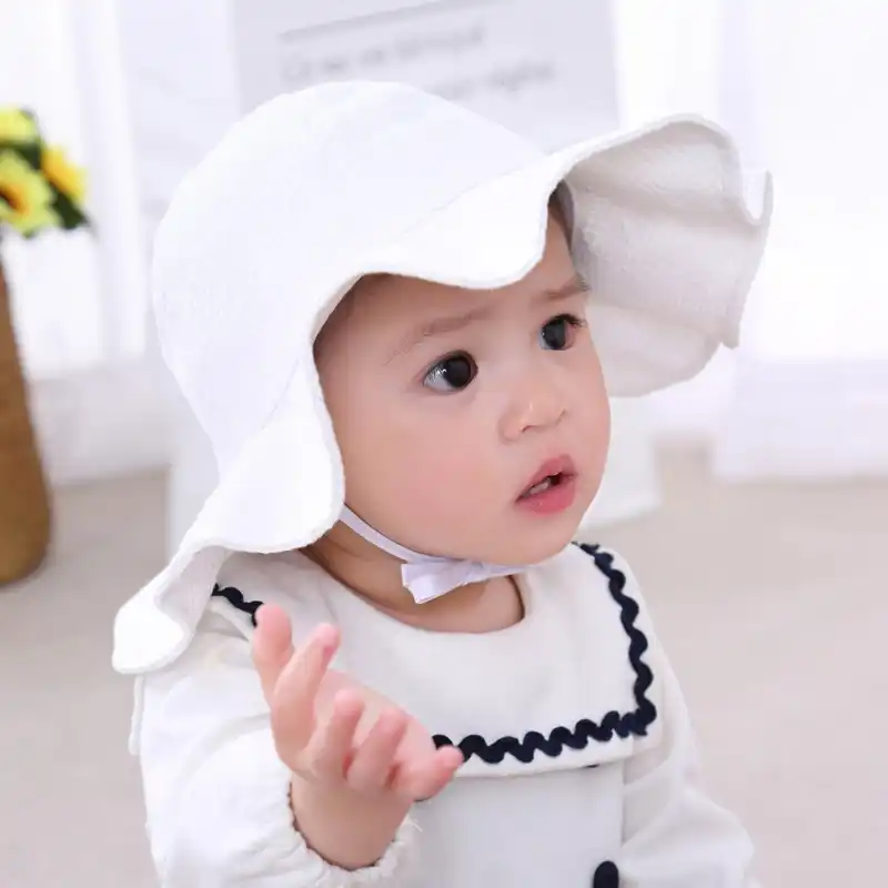 cotton baby sun hat