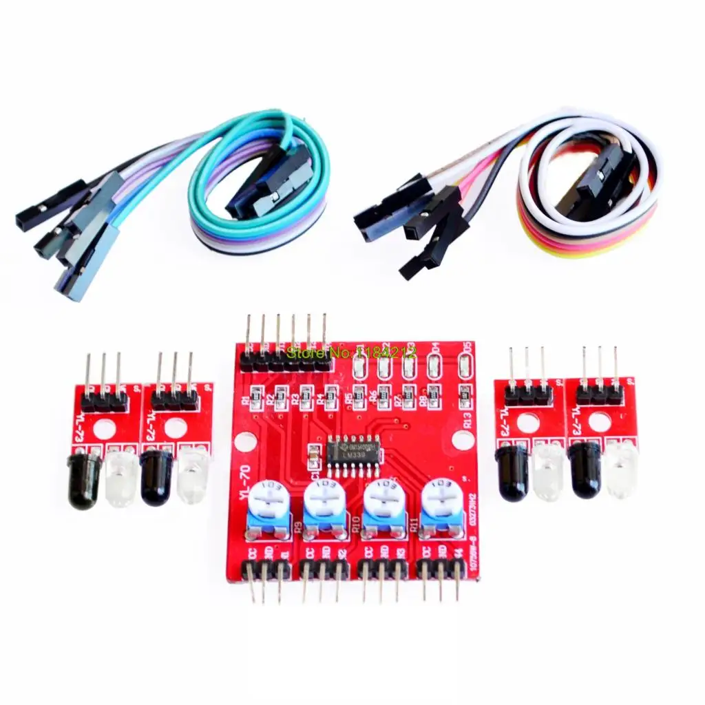 1 Kanal Infrarotmodul Linienverfolgungsmodul für Arduino Smart Car Robot
