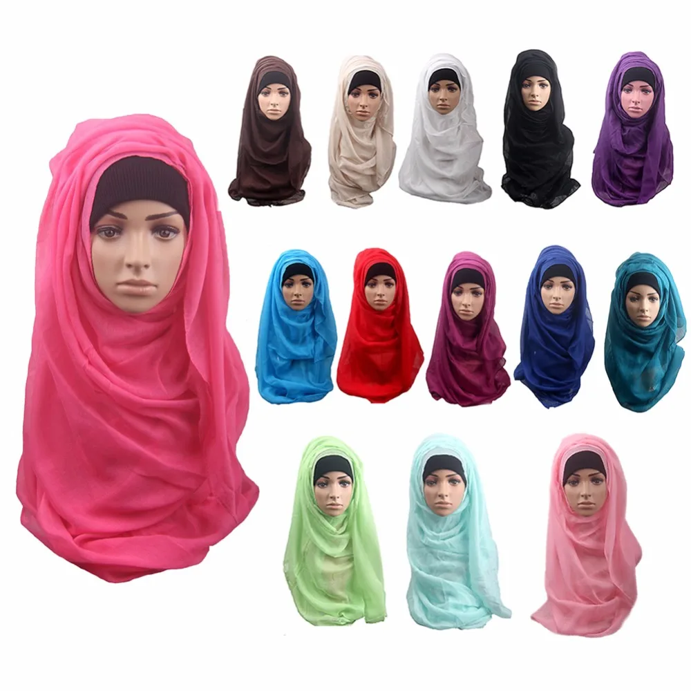 muslim shawl wrapping styles