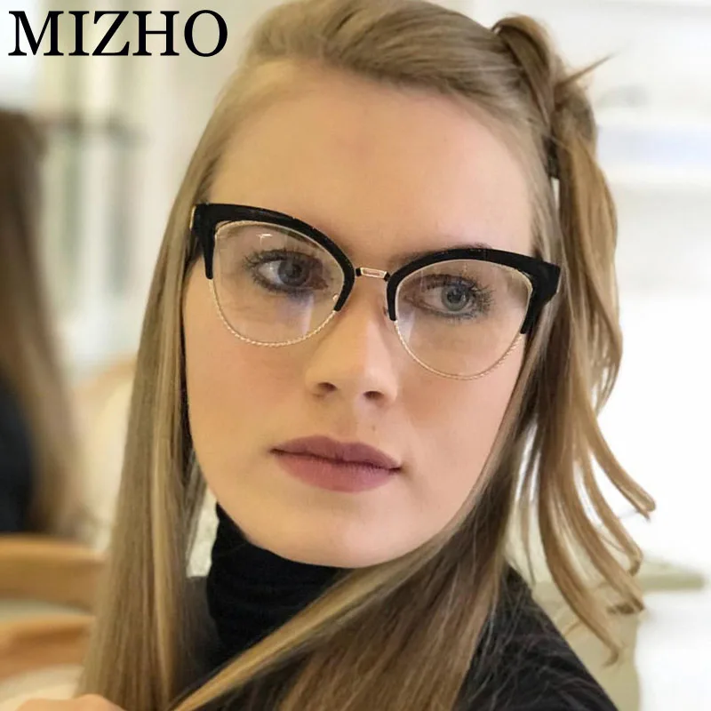 

Computer Glasses Clear anti radiation Rays Radiation Gamin Eyewear Frame Optical Cleaner Anti Blue Light Glasses Women Cat eye