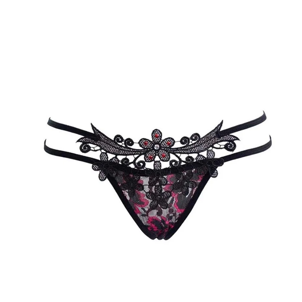 1 PC 2019 New Sexy Women's Fashion Sexy Lady Lace Pearl Underwear Panties G Strings and Thongs