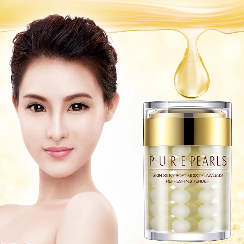 

60g Anti Wrinkle Acne Treatment Pure Natural Pearls Face Day Cream Skin Care Whitening Moisturizing Anti Aging Skin Care