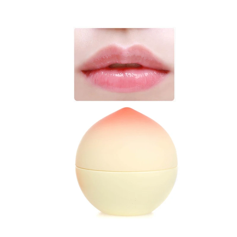 

ROMANTIC BEAR New Cute Makeup Peach Shape Moisturizer Nutritious Lip Balm Long Lasting Lips Care Brand Lipstick Balm