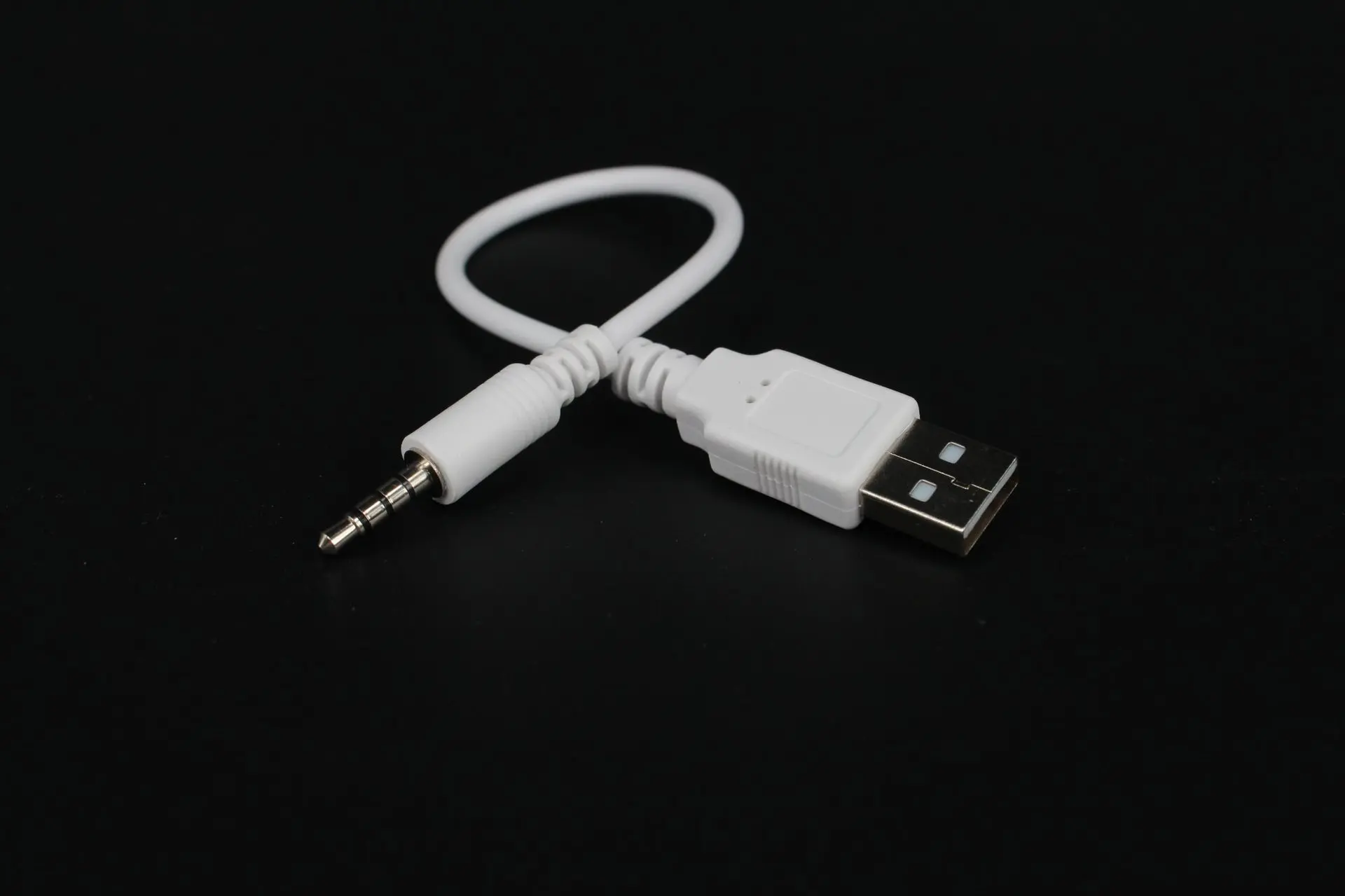 USB a male to 3.5 MM charging cable computer audio car MP3 bluetooth headset charger cables |