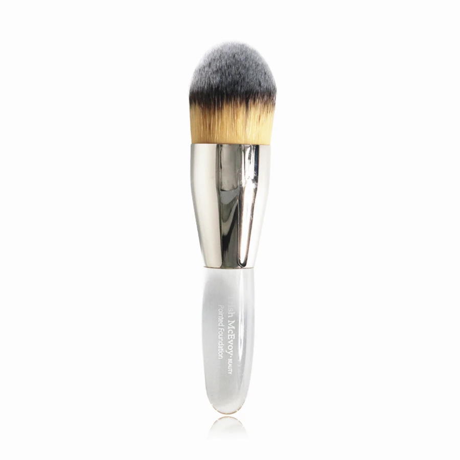 

Deluxe TM Series Pointed Foundation Brush Transparent Straight Firm Fiber Makeup Brush for Foundation Cosmetics