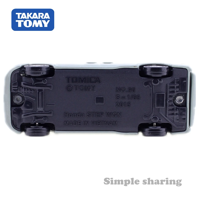 Томика нет. 96 Honda STEP WGN Stepwagon 1: 65 Япония Takara Tomy Авто двигатели автомобиля литье под