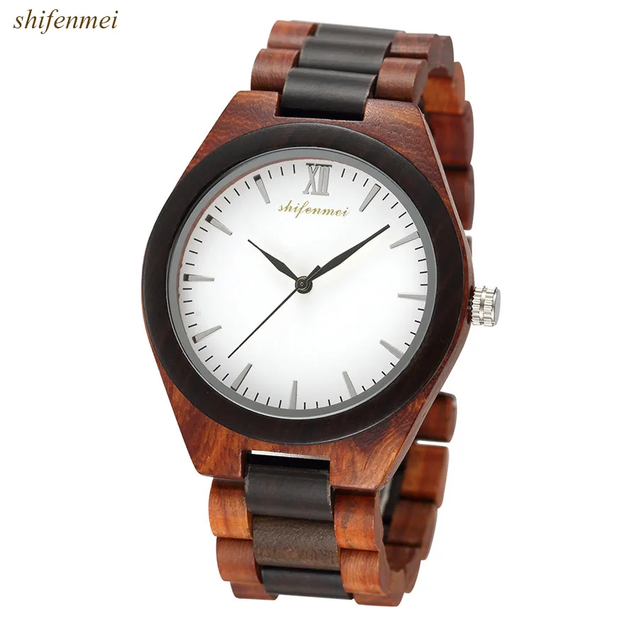

shifenmei s5533 Fashion quartz men & women watch wooden hot engraving wrist core band watches bewell women's men's wood engraved