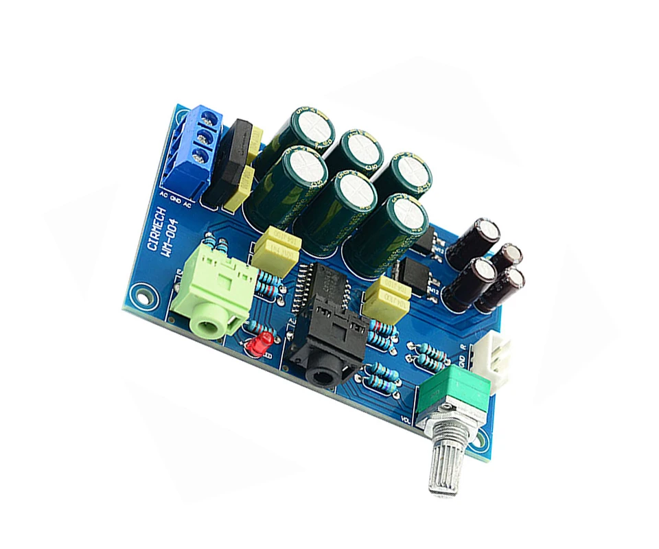 TPA6120 Headphone Amplifier Board HIFI TPA6120A2 Enthusiast Headphones AMP Amplificador Zero Noise Diy kit Finished board