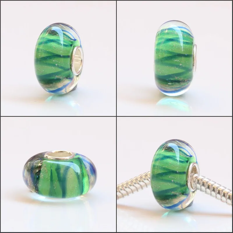 Женский браслет из серебра 100% пробы 6 цветов|diy accessories|beads fitjewelry diy |