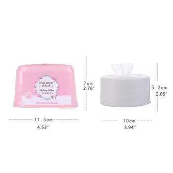 

250Sheets/Box Makeup Remover Cotton Pads Cosmetic Tissue Thin Single Layer Non Woven Facial Moisturizing Cleaning Wipes Paper