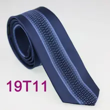 YIBEI Coachella Ties тонкий темно-синий галстук с полосками серебряные маленькие точки Тонкий галстук ЖАККАРДОВЫЙ тканый 6 см шеи галстуки для мужчин