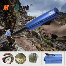 AKS Long Range Gold Metal Detector Gems Diamond Finder high sensitivity and stability with Three Antennas Handheld Type