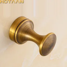 Vintage gancho latón antiguo pared ropa tela gancho de pared perchero percha de baño para Albornoz colgador de accesorios de Material de cobre de 3010