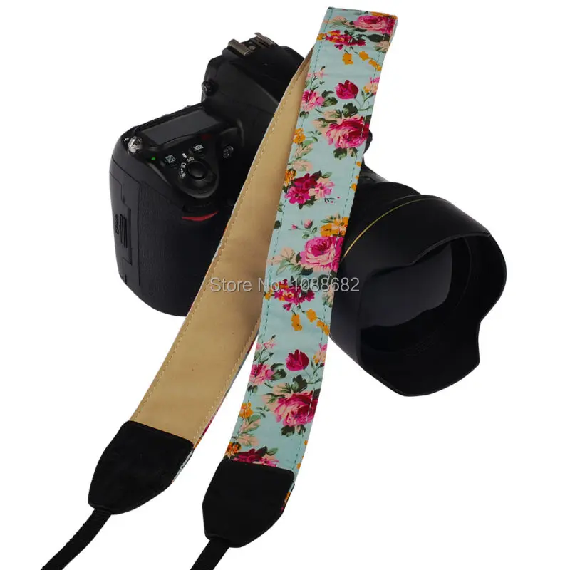 LF-04 Camera Shoulder Strap Neck Belt Durable Cotton with Microfiber Camera Strap