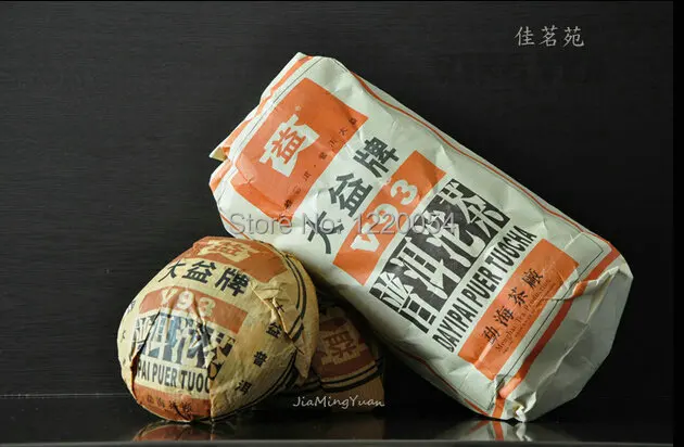 

Pu'er Ripe / Ripened Tea 2005 TAE TEA DaYi V93 250g*4pcs=1000g Tuo Bowl Nest Cooked / Matured / Fermented / Shou Cha