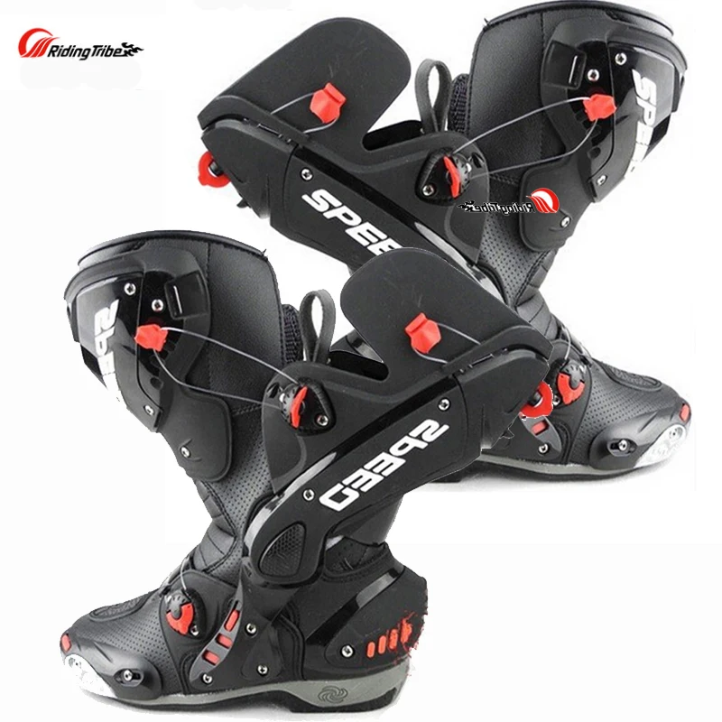 Split herren Motorrad Stiefel Racing Speed Motorrad schuhe bota motocross Boot Männer dirt bike Radfahren motorboats Split herren Motorrad Stiefel Racing Speed Motorrad schuhe bota motocross Boot Männer dirt bike Radfahren motorboats