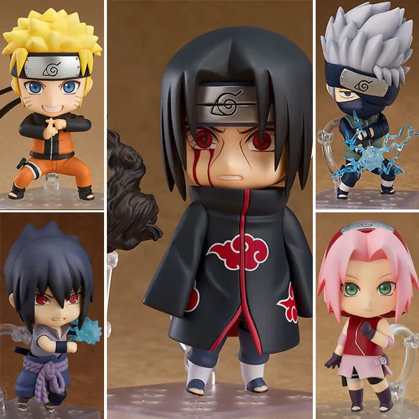 Nendoroid kakash 724 Наруто Shippuden Kurama Kyubi Наруто 682 Саске Утиха 707 Итачи 820 игрушка фигурка Модель Кукла подарок