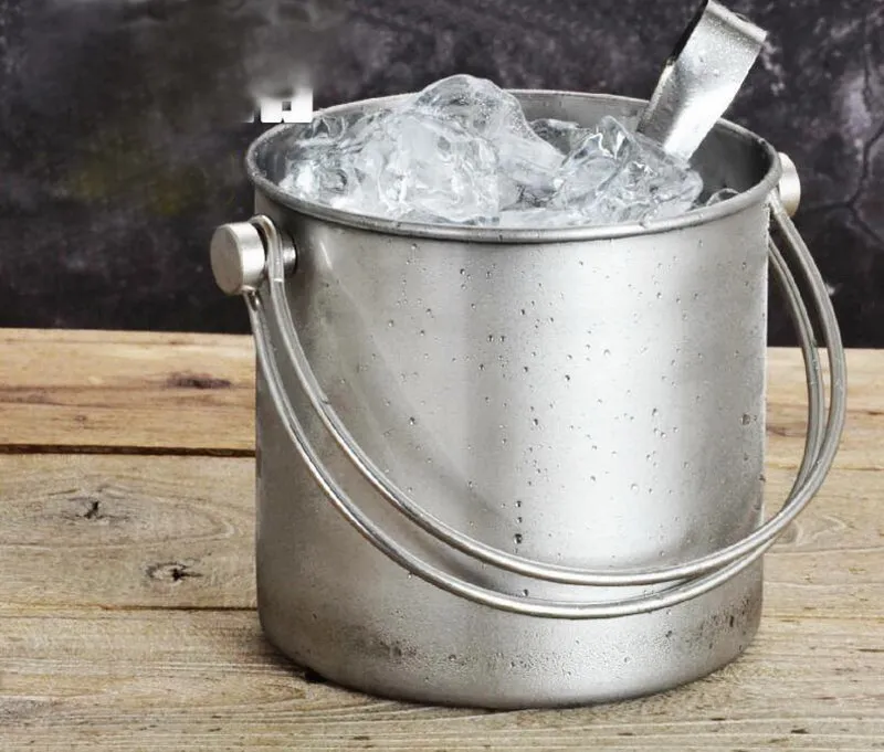 304 Stainless steel Double layer ice bucket quality stainless steel