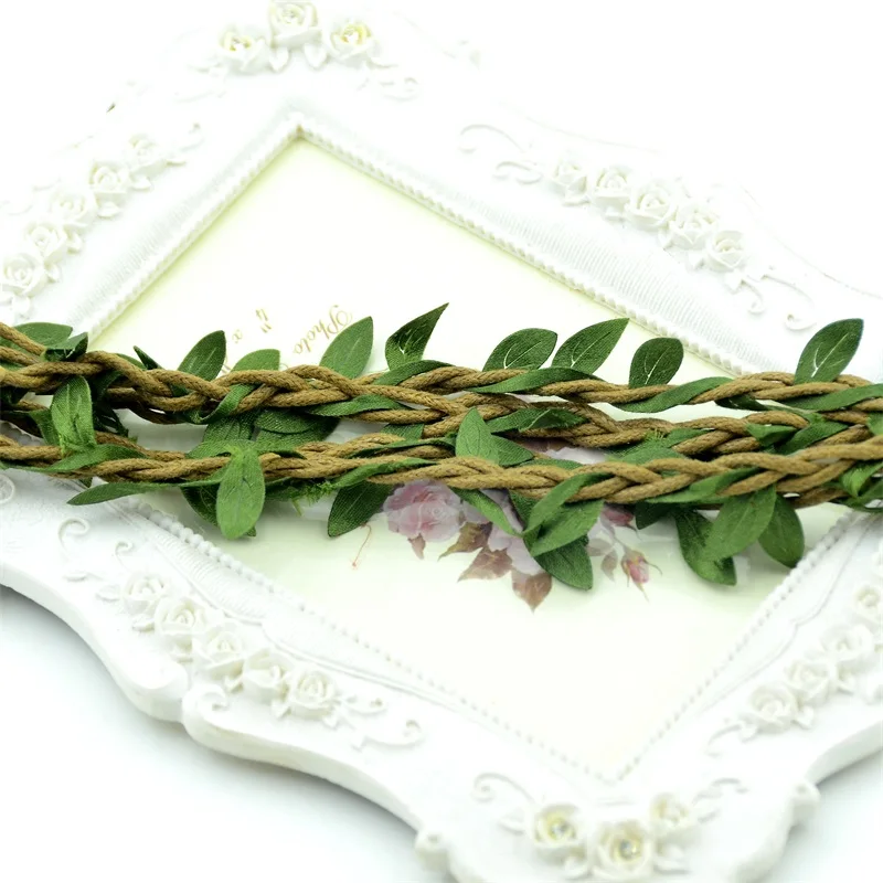 Гирлянда из искусственных листьев плюща 1 м 5 цветов|fake foliage|ivy leaf garland plantsartificial ivy