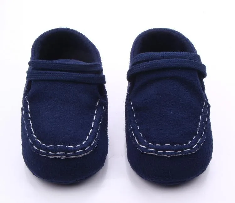 Модные Повседневное одноцветное Цвет открытый мягкие Нескользящие Обувь для малышей 0-12 месяцев унисекс для маленьких мальчиков обувь для